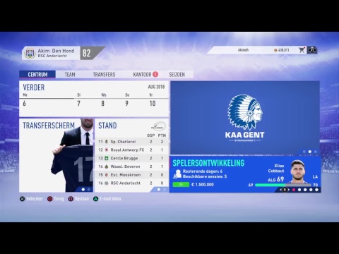 FIFA 19 carrière RSCA AFL 1