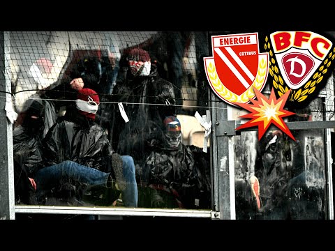 Zerstörte Toiletten, Angriffs-Versuch & Plexi-Glas-Randale! (Cottbus - BFC 1:1)
