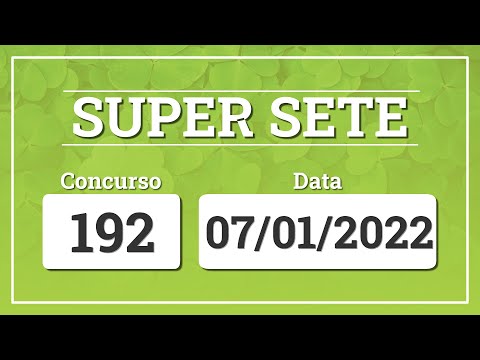 Capa de SUPER SETE 192