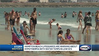 Hampton Beach lifeguards warn about dangers of cold water