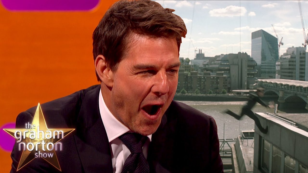 Tom Cruise Reacts to Slow-Mo Footage of How He Broke His Ankle | The Graham Norton Show