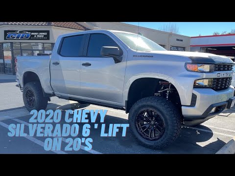 2021 CHEVY SILVERADO GETS A 6 INCH LIFT ON 20'S