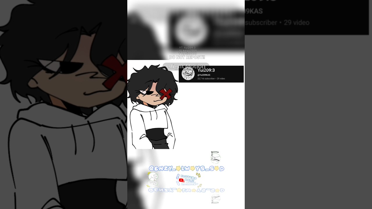 EPIC COLLAB W @Raix_cihuy🤸🖤 ft.me and her persona #alightmotion #sillyart #collab#animation