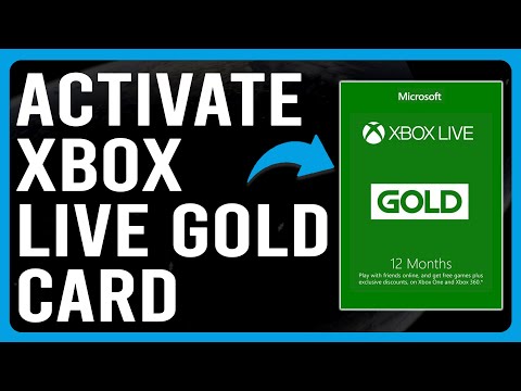 How To Activate Xbox Live Gold Card (How To Redeem Xbox Live Gift Cards And Codes)
