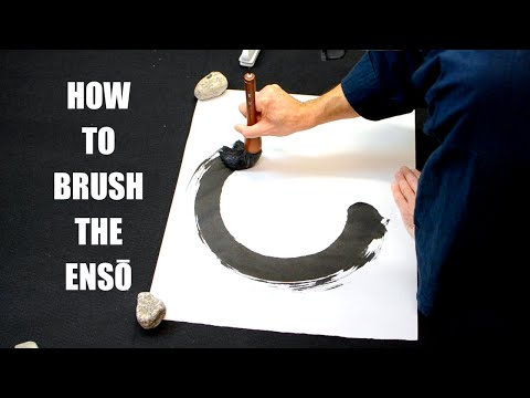How to brush the ENSŌ - Zen Circle