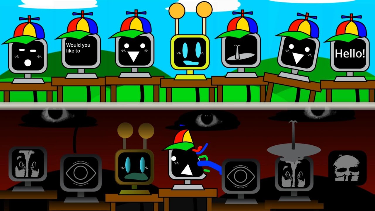 Incredibox Sprunki Mr. Fun Computer Infection - (Horror/Normal)