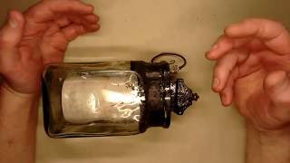 A look at a vintage Leclanche cell.  (Very early battery.)