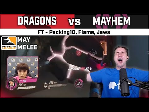 OWL May Melee Companion Stream: Dragons vs Mayhem - ft Packing10, Flame, Jaws