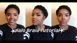 Halo Braid Tutorial on Natural hair| Be an Angel