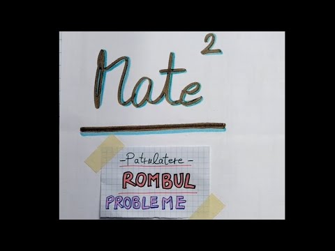 Patrulatere - Rombul - Probleme