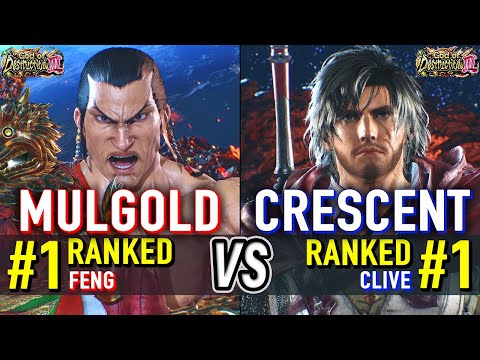 T8 🔥 MULGOLD (#1 Ranked Feng) vs CRESCENT (#1 Ranked Clive) 🔥 Tekken 8 High Level Gameplay