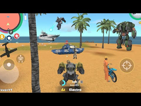 Rope Hero: Vice Town (Russian Assault Machine on Warzone) BD100 Ground Machine - Android Gameplay HD