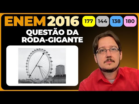 ENEM 2016 || Proporção || A London Eye é uma enorme roda-gigante na capital inglesa. Por ser um dos