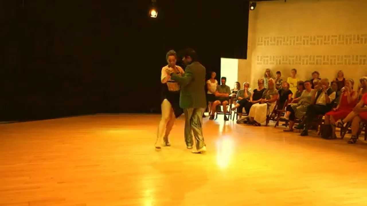 Anna Sol & Aldo Velásquez, Milonga querida, Juan d'Arienzo, Ry, Denmark, July 2014