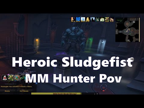 Heroic Sludgefist | MM Marksmanship Hunter PoV | Castle Nathria Shadowlands | First Kill