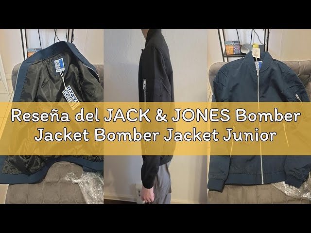 Vídeo relacionado con JACK & JONES Bomber Jacket Bomber Jacket Black l Black L