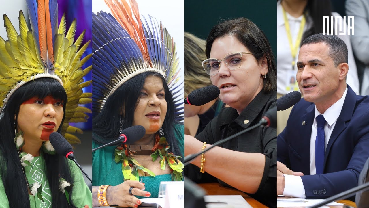 💢 Resposta Histórica 💢 Sonia Guajajara e Célia Xakriabá calam coronel e dão aula para bancada Agro 💢