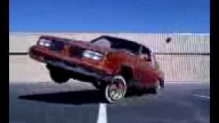 preview picture of video 'cutlass supreme lowrider 3 wheel motion'