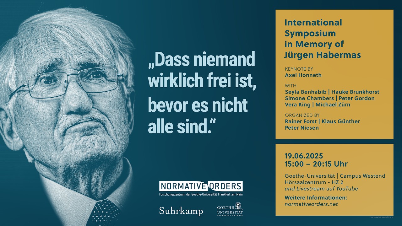 International Symposium in Memory of Jürgen Habermas