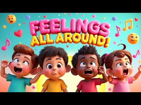 Feelings All Around! 😊 Learn Emotions with Fun Music for Kids | The Emotions Song