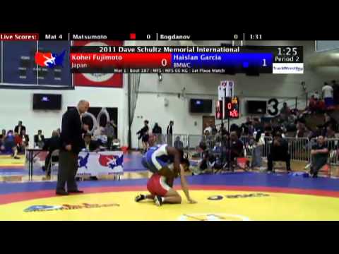 Schultz Freestyle 66kg Final Kohei Fujimoto (JPN) vs. Haislan Garcia (CAN)