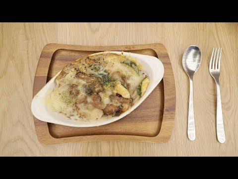 Butter Curry Cheese Baked Chicken Rice at Café&Meal MUJI Singapore