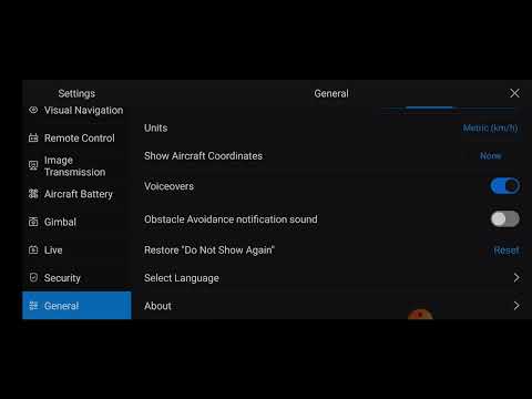 Приложение Autel Explorer. Настройки. Вкладки security и general