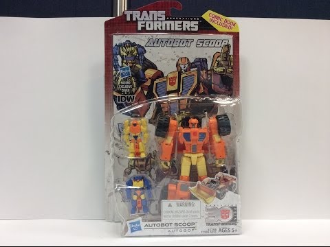 Transformers: Generations - Deluxe SCOOP w/Caliburst and Holepunch