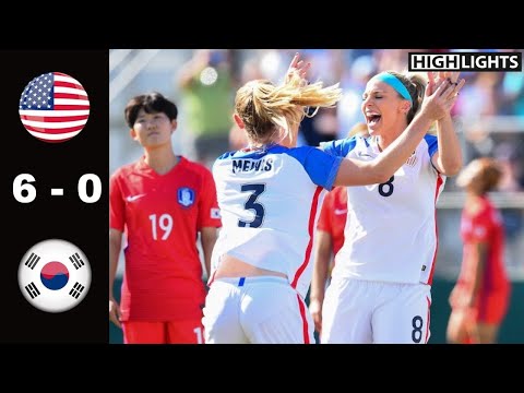 USWNT vs South Korea| Highlights & Goals ( last marth)
