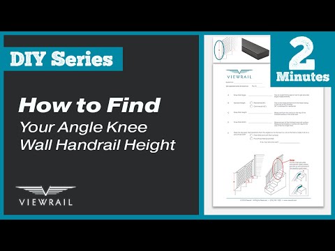 Angle Knee Wall Form // Measurement B: Handrail Height