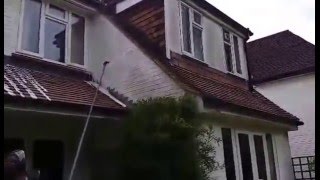 Treating the roof with AlgoClear - Camberley