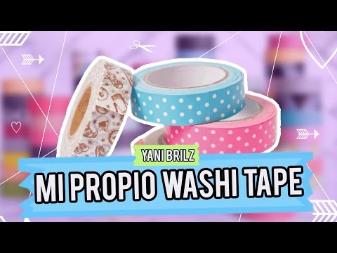 Cómo hacer tu propio Washi Tape