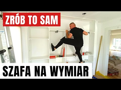 SZAFA na wymiar z gotowych elementów ✅📐🪚 Zobacz jak samemu skręcić 🪛 SZAFĘ NA WYMIAR