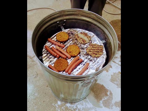 The Best grill ever! Easy Trash Can Grill, Trash can smoker,  Trash Can Pizza Oven