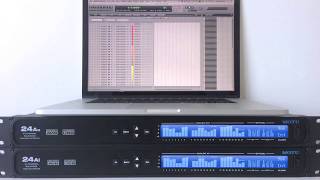 Video thumbnail for Configure a 24Ao and 24Ai for 24-channel recording and playback by motuTV