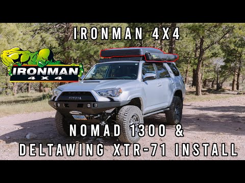 Ironman 4x4 Nomad 1300 and Deltawing XTR-71 Prinsu Rack Install