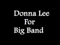 Donna Lee For Big Band