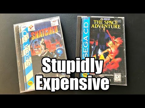 Stupidly RARE & EXPENSIVE Sega CD Games! SNATCHER sealed for $1,000 Dollars?!