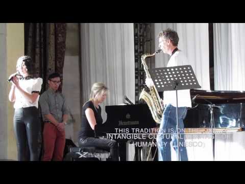 Mongolian Throat Singing with Jazz Musicians - Impromtu