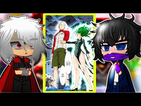 [GC] League of Villains React to Saitama/Tatsumaki || One Punch Man || Gacha React