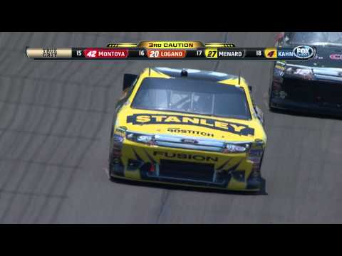 2011 R#13 Kansas 03 Landon Cassill crash