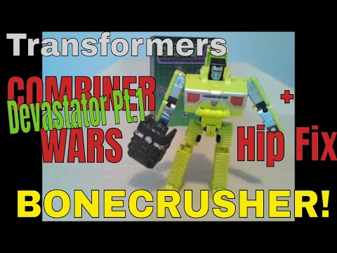 Transformers CW Constructicon Bonecrusher + hip transformation - GotBot True Review NUMBER 15