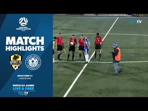 NPL NSW Men's Round 23 Fixture – NWS Spirit FC v Sydney Olympic