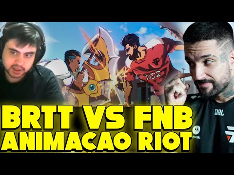 BRTT VS FNB NA ANIMAÇÃO DA RIOT (+ROBO), SHINI SUPER PODER, YUMMI PODEROSA - MMS LEAGUE OF LEGENDS