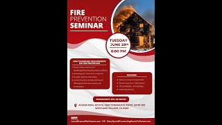 Fire Prevention Seminar - Eric Gonzalez  - 101 Lint Busters