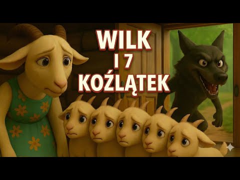 Wilk i siedem koźlątek 🐺🐐 | Bajka dla dzieci po polsku | Animowana historia