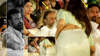 Gurudev Sri Sri Ravi Shankar And Kishan Reddy Reaction Towards Manchu Lakshmi | Mohan Babu | NB video