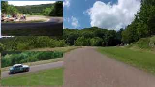 preview picture of video '2ème Montée des Lacets de Melaire (Poissons) - Montée en Simca 9 Aronde - HD1080'