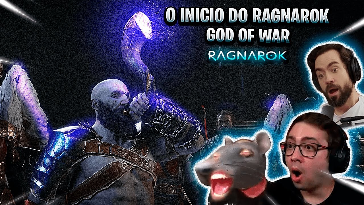 O DISCURSO DE ARREPIAR DE KRATOS E  O INICIO DO RAGNAROK STREAMERS JOGANDO GOD OF WAR RAGNAROK