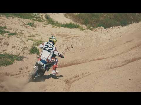 CHAD REED riding in Italy with VALENTINO ROSSI replica HELMET, Ottobiano motorsport 2018